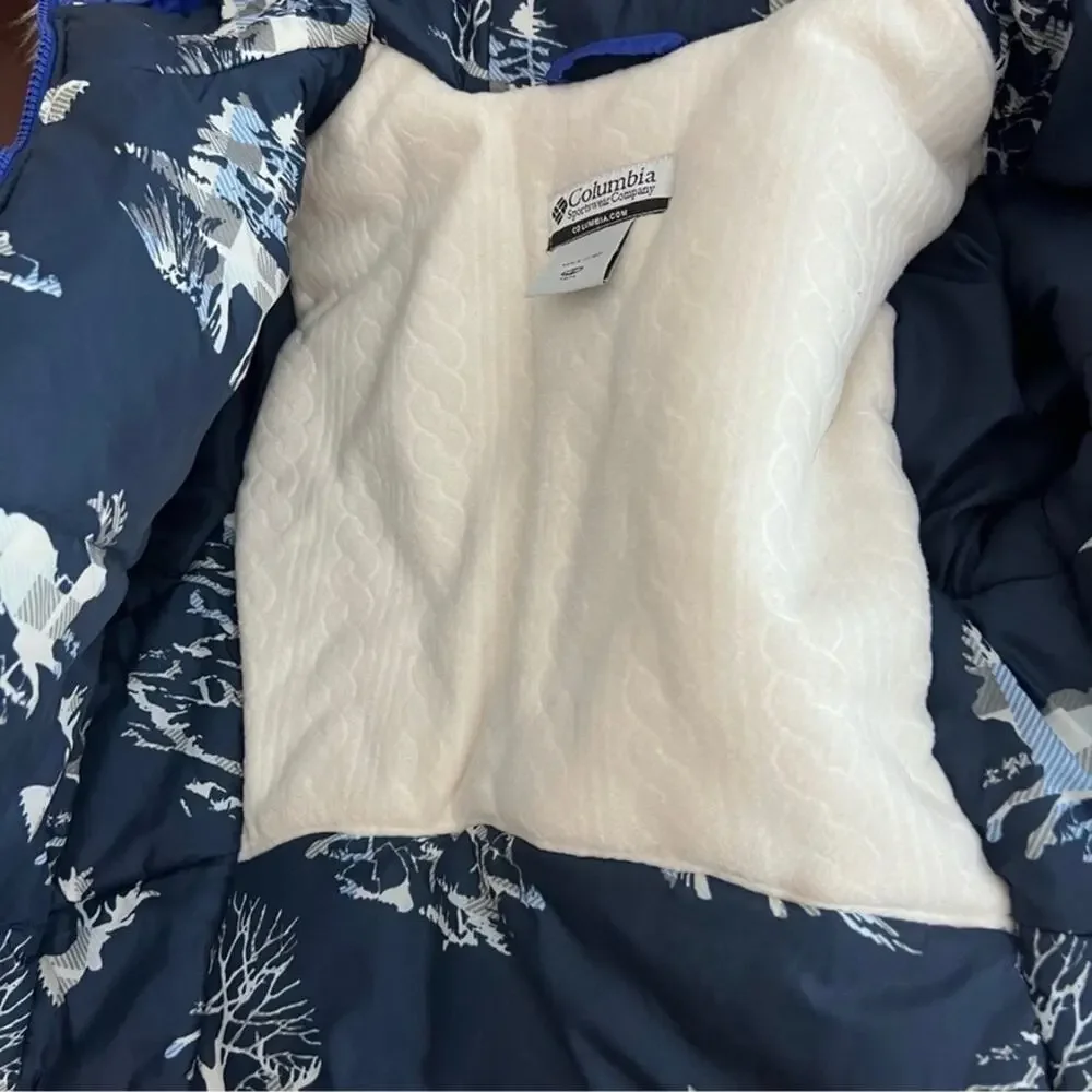 Columbia Kids Winter Faux Fur Hooded Jacket  Size 14 - Picture 6 of 12